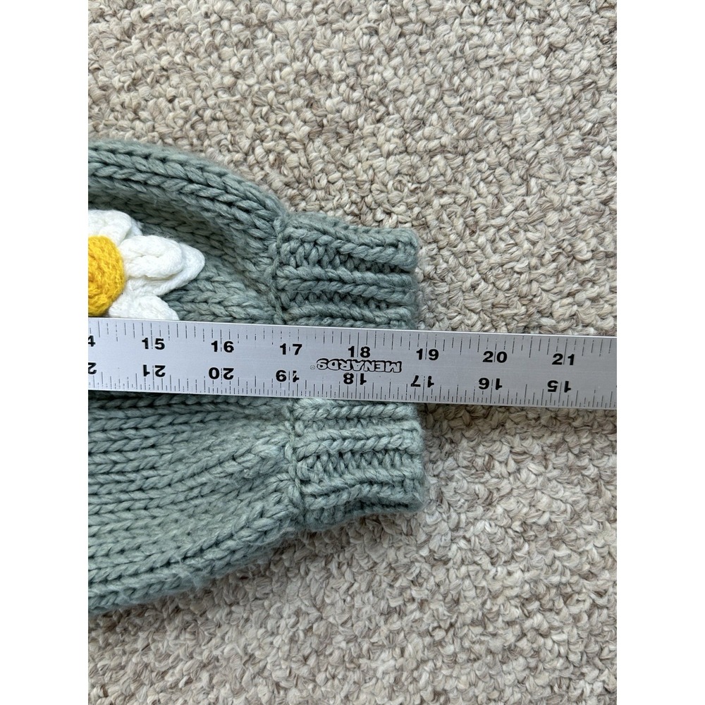 Altar'd State 3D Daisy Cardigan Women's Size XL Floral Sage Green Bohemian - Picture 12 of 15